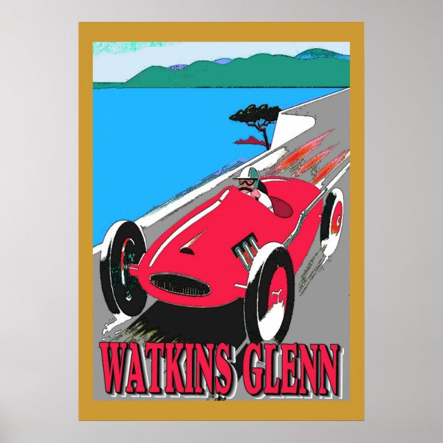 Watkins Glenn Racing Poster (Vorne)