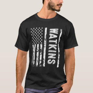 Watkins Nachname Funny Surname Team Watkins Famile T-Shirt