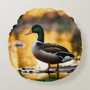 Watscheln & Wunder Rundes Kissen