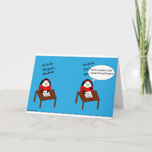 Watschelt Hass-Mathe-Karte Karte