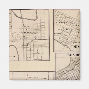 Watseka, Paris, Sterling, Beardstown und Arcola Magnet