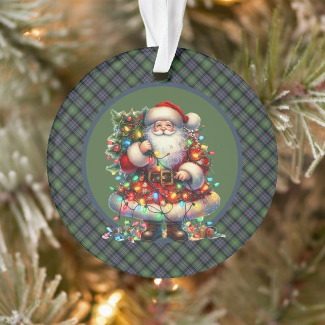Watson Ancient  Scottish Tartan Christmas Ornament (Baum)