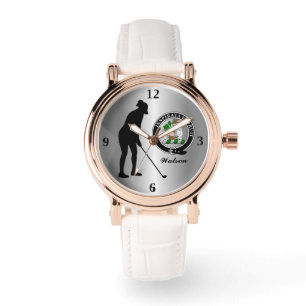 Watson Clan Abzeichen (Hers) Golf Armbanduhr