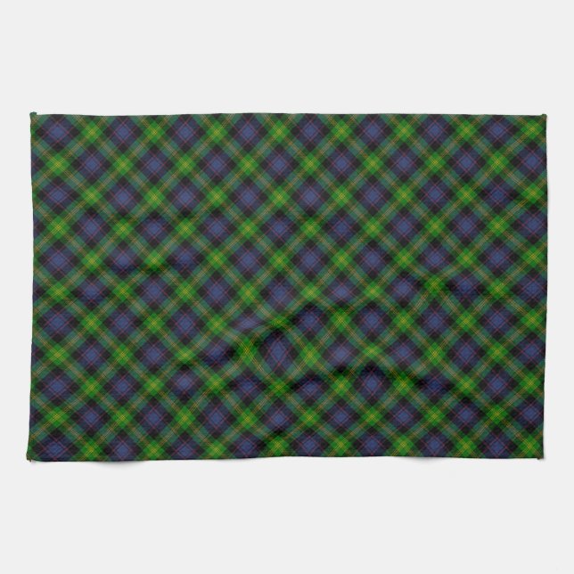Watson Clan Tartan Designed Print Geschirrtuch (Horizontal)