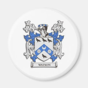 Watson-Familienwappen-u. -Wiedersehen-Produkte Magnet