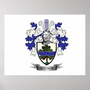 Watson-Familienwappen-Wappen Poster