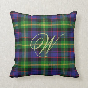 Watson-Monogrammtartan-Kissen Kissen