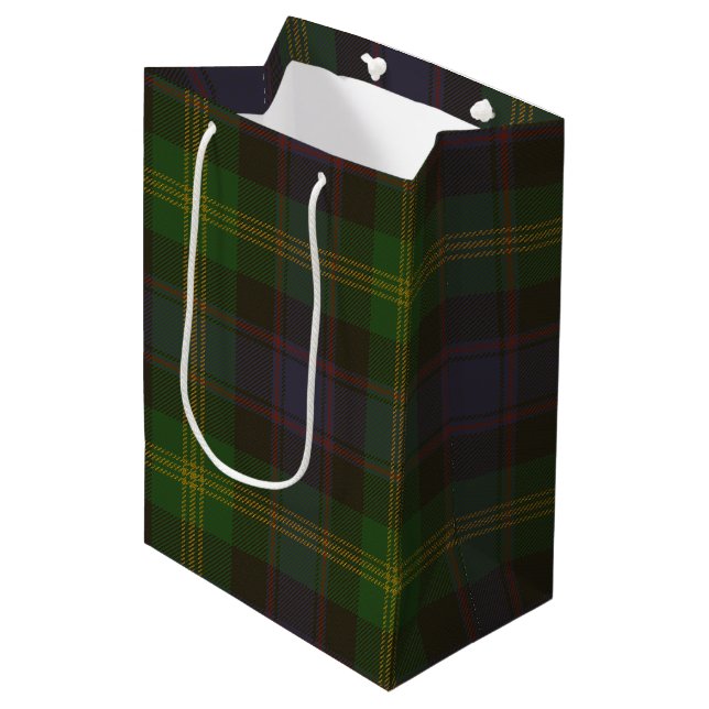 Watson Tartan Mittlere Geschenktüte (Vorderseite Schrägansicht)