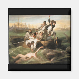 Watson und der Hai von John Singleton Copley Magnet