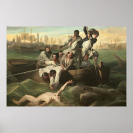 Watson und der Hai von John Singleton Copley Poster