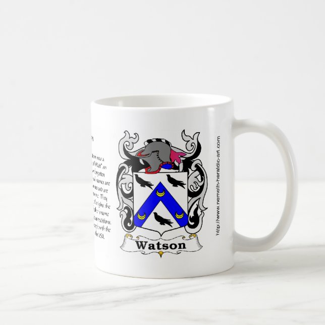 Watson-Wappen-Tasse Kaffeetasse (Rechts)