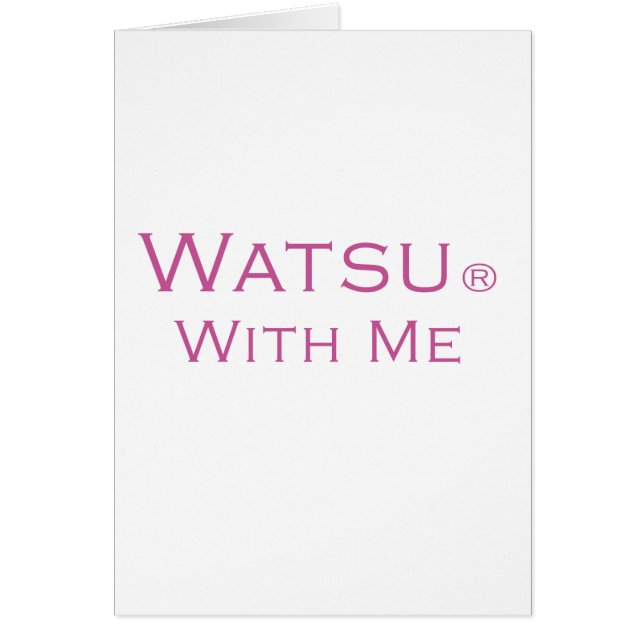 Watsu mit mir (Vorne)