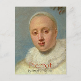 Watteau Italian Comedians Pierrot CC0719 Postcard Postkarte