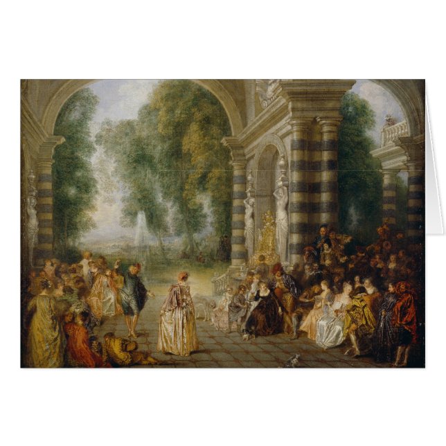 Watteau, Jean-Antoine Kunst (Vorderseite (Horizontal))