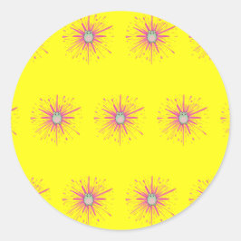 WaTTerMaLLone Spark  Runder Aufkleber