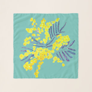 Wattle Mimosa Blume Art Australien Schal