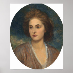 Watts - Emma Elizabeth Brandling, Lady Lilford Poster