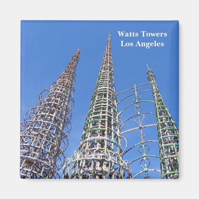 Watts Towers/Los Angeles Magnet! Magnet (Vorne)