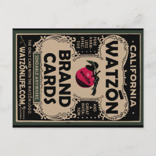 Watzón Brand Vintag © Postkarte