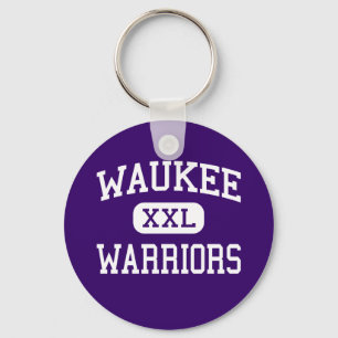Waukee - Krieger - Highschool - Waukee Iowa Schlüsselanhänger
