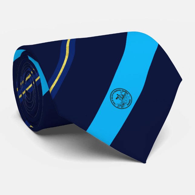 Waukesha (Wisconsin) Stadtflagge Neck Tie Krawatte (Gerollt)