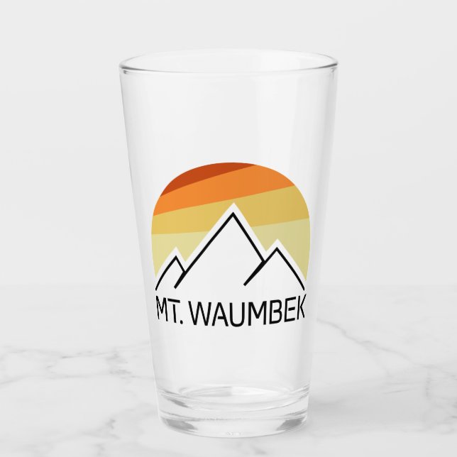 Waumbek New Hampshire Retro Glas (Vorderseite)