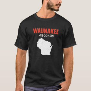 Waunake USA Staat America Travel Montanan Helena T-Shirt