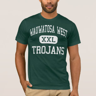 Wauwatosa West- Trojan - hohes - Wauwatosa T-Shirt