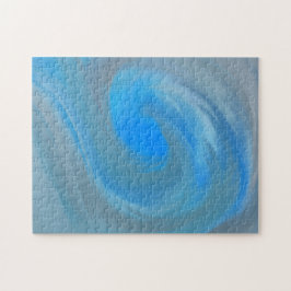 Wave Abstrakt Brush Strokes Gradient Ombre Puzzle