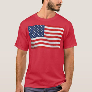 Wave American Flag T-Shirt