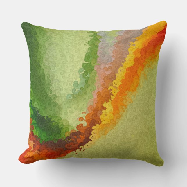 Wave Art 5A-5B Optionen Pillows Kissen (Vorderseite)