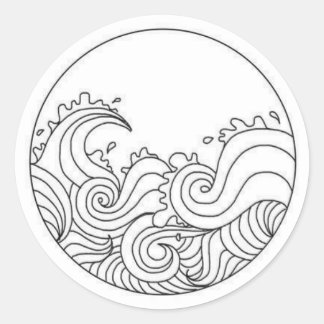 Wave Aufkleber