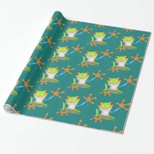 Wave Frog Gift Geschenkpapier