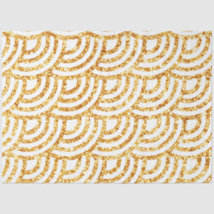 Wave Gold Sun Glitzer Boho Popular Collection Seidenpapier