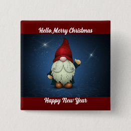 Wave Holiday Gnome Button Button
