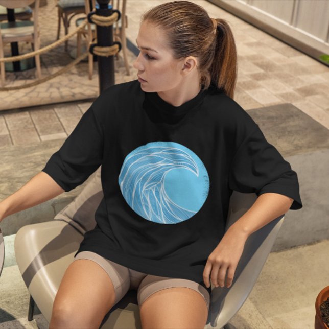 Wave Line Style T-Shirt (Von Creator hochgeladen)