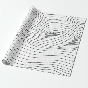 Wave Linien Muster Abstrakter Hintergrund.art, Wel Geschenkpapier