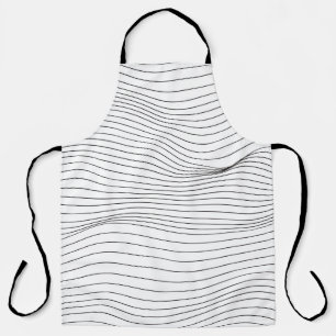 Wave Linien Muster Abstrakter Hintergrund.art, Wel Schürze