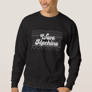 Wave Machine Synthesizer Synthwave Waveform Sweatshirt