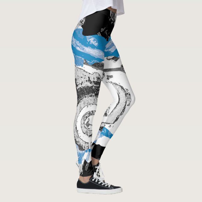 Wave Mechanism – Benutzerdefinierte Leggings (voll (Rechts)