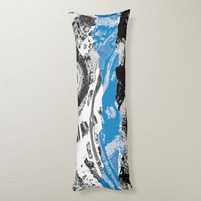 Wave Mechanism – Custom Body Pillow (20" x 54") Seitenschläferkissen (Rückseite (Vertikal))