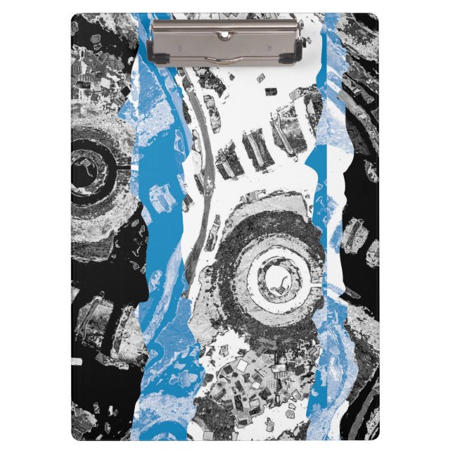 Wave Mechanism – Custom Clipboard (9" x 12.5") Klemmbrett (Vorderseite)