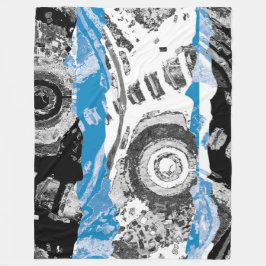 Wave Mechanism – Custom Fleece Blanket (Large, 60"