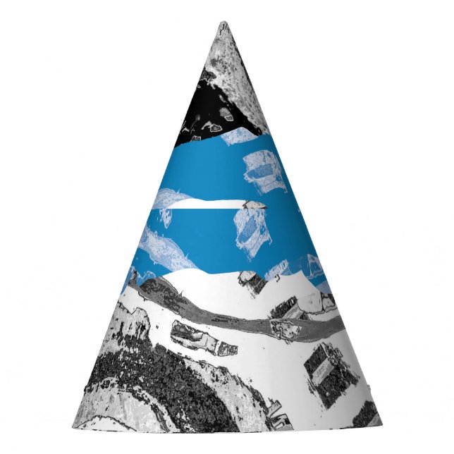 Wave Mechanism – Custom Party Hat (6" Height) Partyhütchen (Vorderseite)