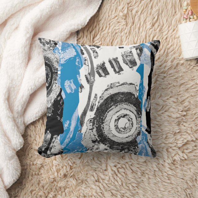 Wave Mechanism – Custom Throw Pillow (Polyester) Kissen (Decke)