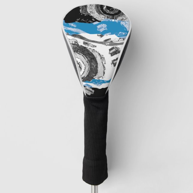 Wave-Mechanismus – Benutzerdefinierte Golfkopfabde Golf Headcover (Vorderseite)