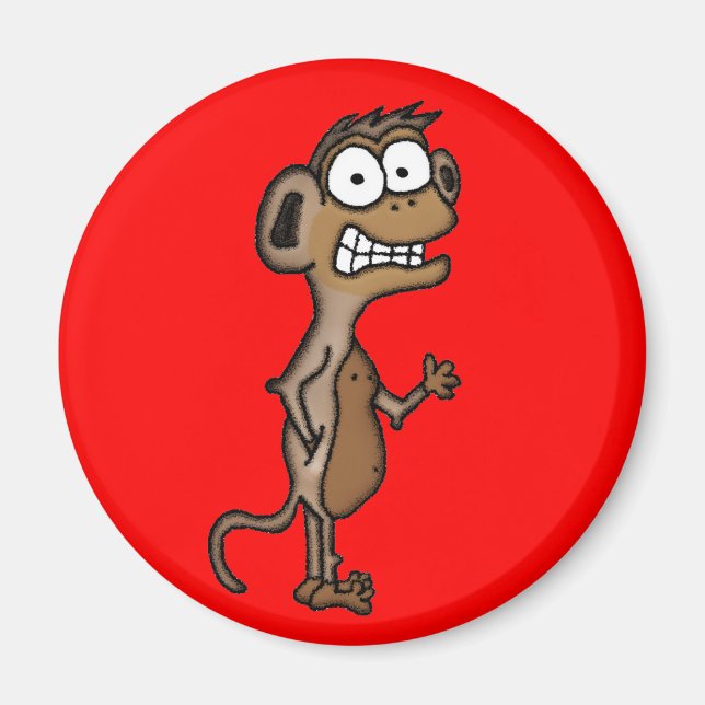 Wave Monkey Magnet (Vorne)