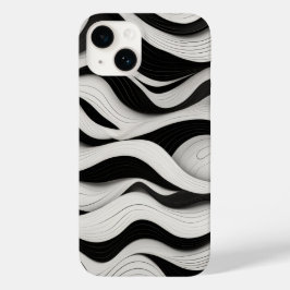 Wave Pattern Line Art Case-Mate iPhone 14 Hülle