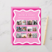 Wave Pink Wie alt waren Mama und Vater Foto Spiel