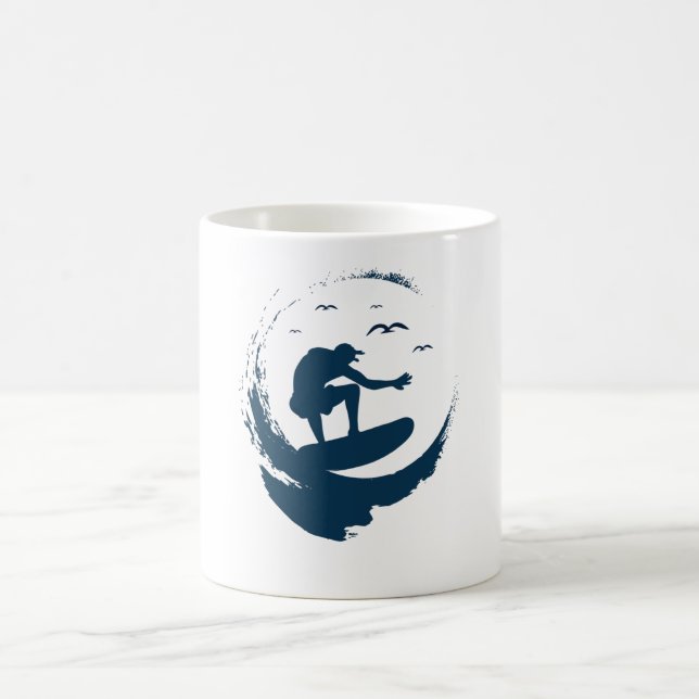 Wave Rider Kaffeetasse (Mittel)